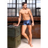 NEK Boxer avec zip Eclino Bleu métallisé